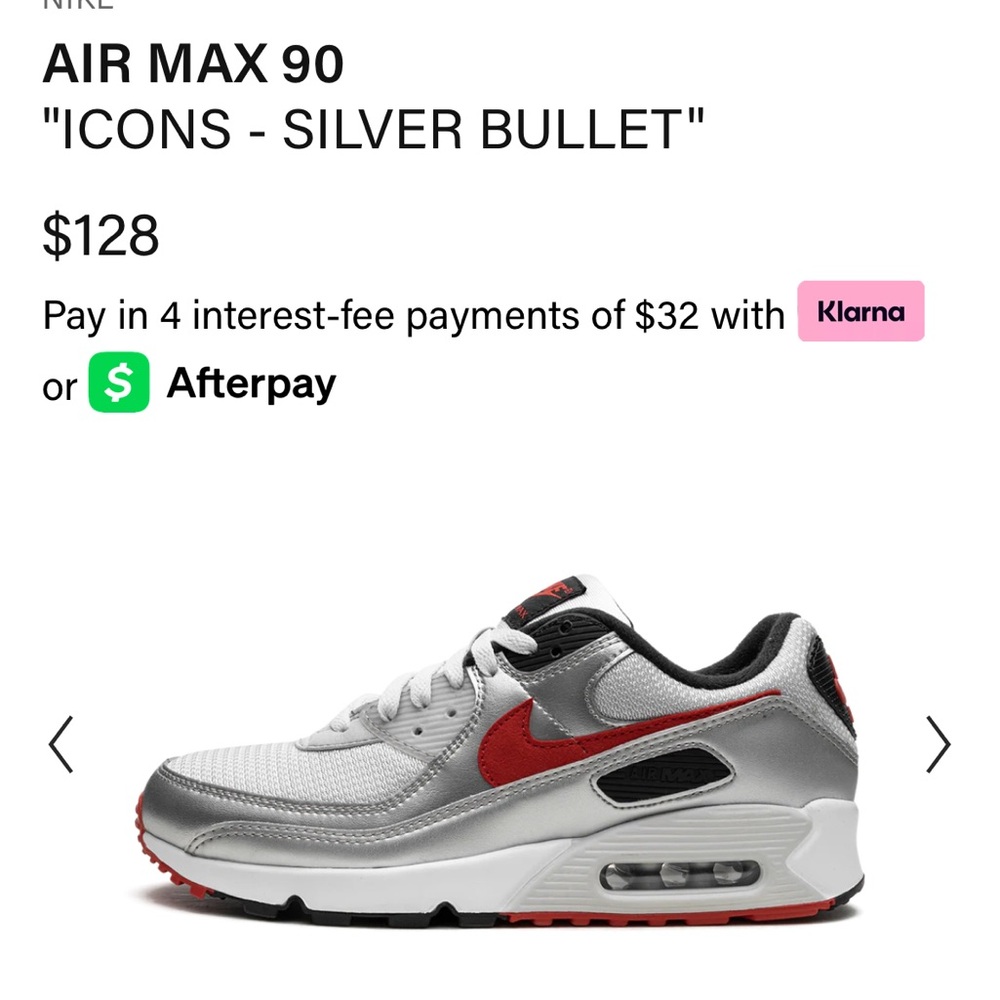 Nike Air Max 90 “Silver Bullet”
